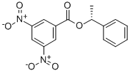 (R)-(-)-1-PHENYLETHYL 3,5-DINITROBENZOATE Struktur