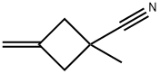 1-methyl-3-methylenecyclobutanecarbonitrile Struktur