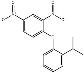 o-Isopropylphenyl 2,4-dinitrophenyl ether Struktur