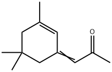 1-(3,5,5-trimethyl-2-cyclohexen-1-ylidene)acetone  Struktur