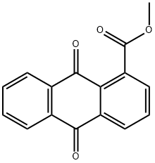 9,10-Dihydro-9,10-dioxoanthracene-1-carboxylic acid methyl ester Struktur