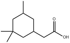 3,3,5-trimethylcyclohexaneacetic acid Struktur