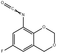 6-FLUORO-4H-1,3-BENZODIOXIN-8-YL ISOCYANATE Struktur