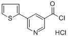 5-(2-THIENYL)NICOTINOYL CHLORIDE HYDROCHLORIDE Struktur