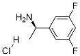 (R)-1-(3,5-DIFLUOROPHENYL)ETHANAMINE-HCl Struktur