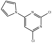 2,6-Dichloro-4-(1-pyrrolyl)pyrimidine Struktur