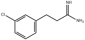 3-(3-CHLORO-PHENYL)-PROPIONAMIDINE Struktur