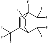 1,2,7,7,8,8-Hexafluoro-5-(trifluoromethyl)bicyclo[2.2.2]octa-2,5-diene Struktur