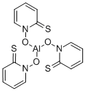 tris(1-hydroxy-1H-pyridine-2-thionato-O,S)aluminium Struktur