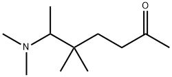 6-(Dimethylamino)-5,5-dimethyl-2-heptanone Struktur