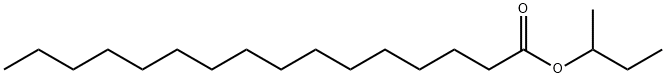 Hexadecanoic acid, 1-Methylpropyl ester Struktur