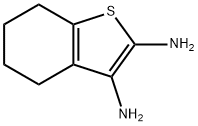 Benzo[b]thiophene-2,3-diamine, 4,5,6,7-tetrahydro- (9CI) Struktur