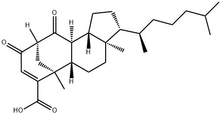 3,7-Dioxo-2,7-cyclo-6,7-secocholest-4-en-6-oic acid Struktur