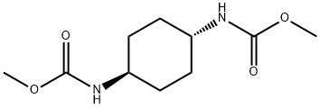 methyl N-[4-(methoxycarbonylamino)cyclohexyl]carbamate Struktur