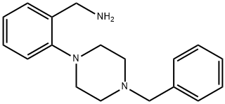 [2-(4-Benzyl-1-piperazinyl)phenyl]methanamine Struktur