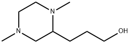 2-Piperazinepropanol,1,4-dimethyl-(9CI) Struktur