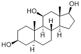 5ALPHA-Androstane-3B,11B,17B-triol Struktur