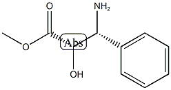 (2S,3R)-3-アミノ-2-ヒドロキシ-3-フェニルプロパン酸メチル 化學構(gòu)造式