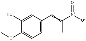 1-(3-HYDROXY-4-METHOXYPHENYL)-2-NITROPROPENE Struktur