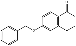 6-(benzyloxy)-3,4-dihydronaphthalen-1(2H)-one Structure