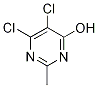 5,6-Dichloro-2-methyl-4-pyrimidinol Struktur