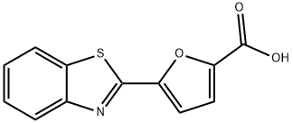 5-(Benzothiazol-2-yl)-furan-2-carboxylic acid Struktur