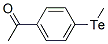 1-[4-(Methyltelluro)phenyl]ethanone Struktur