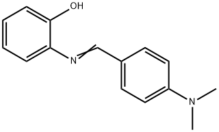 2-[(4-DIMETHYLAMINO-BENZYLIDENE)-AMINO]-PHENOL Struktur