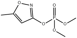 Phosphoric acid, dimethyl 5-methyl-3-isoxazolyl ester Struktur