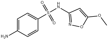 N1-(5-methoxyisoxazol-3-yl)sulphanilamide Struktur