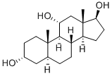 5-ALPHA-ANDROSTAN-3-ALPHA, 11-ALPHA, 17-BETA-TRIOL Struktur