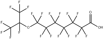 7-(HEPTAFLUOROISOPROPOXY)PERFLUOROHEPTANOIC ACID Struktur