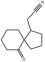 Spiro[4.5]decane-1-acetonitrile, 6-oxo- (9CI) Struktur