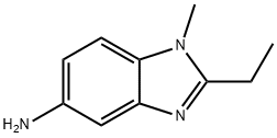 1H-Benzimidazol-5-amine,2-ethyl-1-methyl-(9CI) Struktur