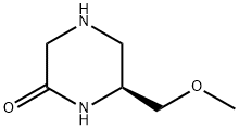 Piperazinone, 6-(methoxymethyl)-, (6S)- (9CI) Struktur