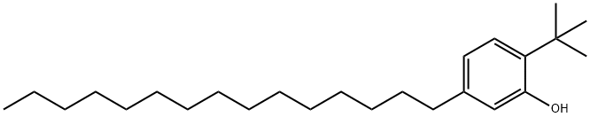 2-tert-Butyl-5-pentadecylphenol Struktur