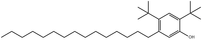 2,6-Bis(tert-butyl)-5-pentadecylphenol Struktur