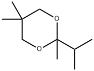 2-isopropyl-2,5,5-trimethyl-1,3-dioxane Struktur