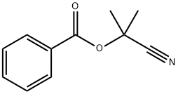 2-CYANOPROPAN-2-YL BENZOATE Struktur