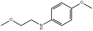 4-methoxy-N-(2-methoxyethyl)aniline Struktur