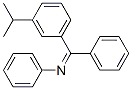 N-[[3-(1-Methylethyl)phenyl]phenylmethylene]benzenamine Struktur