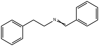 N-Benzylidene-2-phenylethanamine Struktur