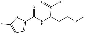 2-[(5-METHYL-FURAN-2-CARBONYL)-AMINO]-4-METHYLSULFANYL-BUTYRIC ACID Struktur