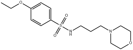 4-ethoxy-N-(3-morpholin-4-ylpropyl)benzenesulfonamide Struktur