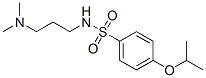 N-(3-dimethylaminopropyl)-4-propan-2-yloxy-benzenesulfonamide Struktur