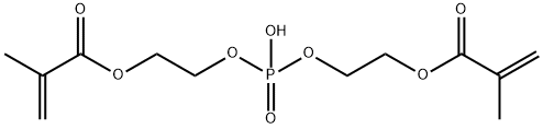 Bis(2-methacryloxyethyl) phosphate Struktur