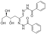 3-Deoxy-D-glucosone-bis(benzoylhydrazone) Struktur