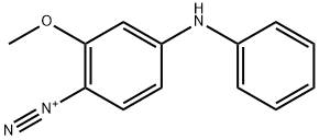 2-methoxy-4-(phenylamino)benzenediazonium  Struktur