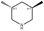 3α,5β-Dimethylpiperidine Struktur