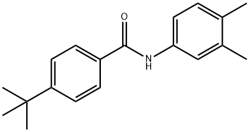 4-tert-butyl-N-(3,4-dimethylphenyl)benzamide Struktur